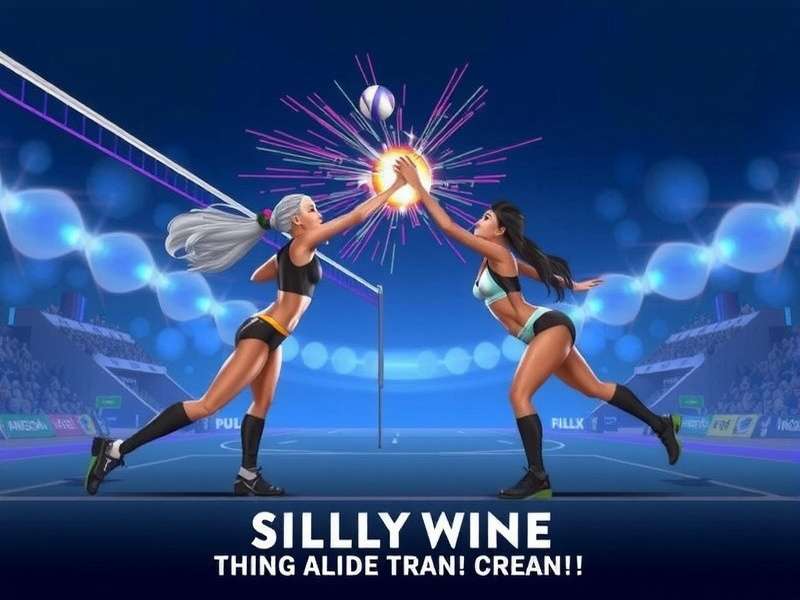 Volley Prime Elite Gameplay - Spiking Action Volley Prime Elite gameplay screenshot showing a spiking action