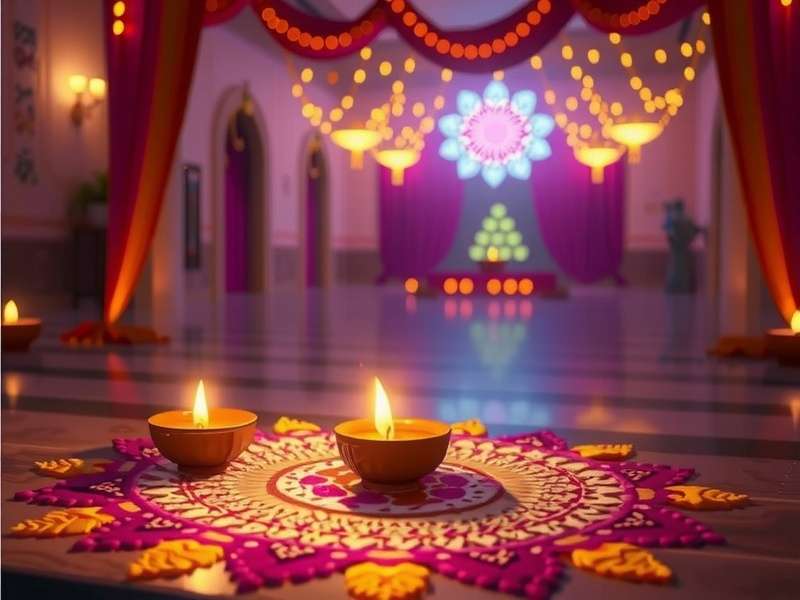 Volley Prime Elite - Diwali Special Event Volley Prime Elite Diwali event screenshot with lit diyas and rangoli